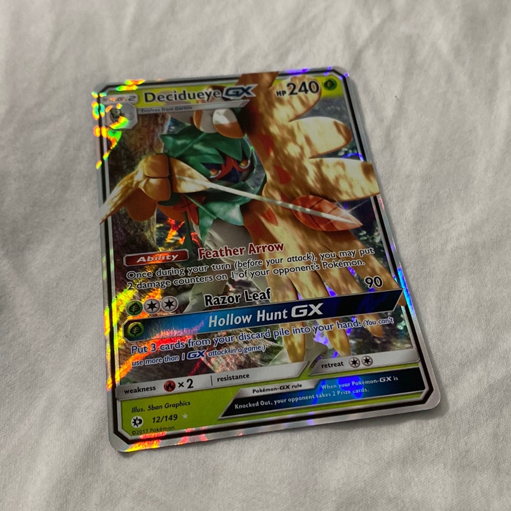 Decidueye GX Pokémon Card